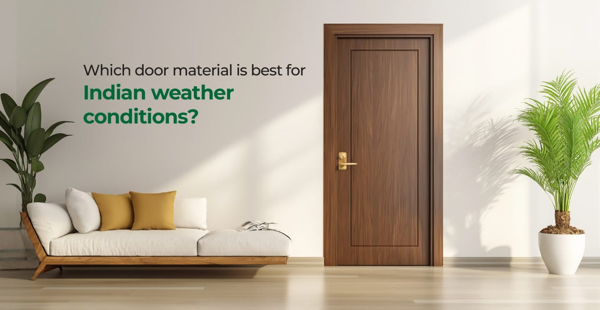 Which door material is best for Indian weather conditions?