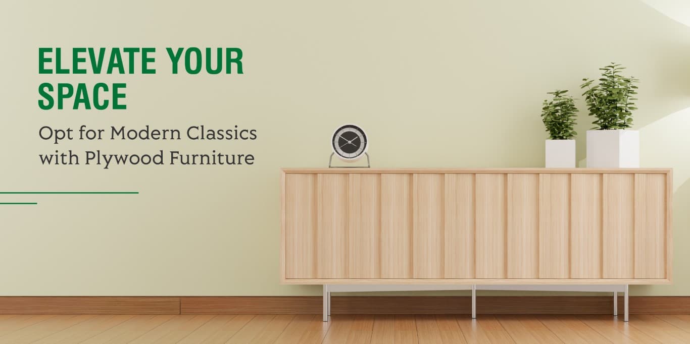 Elevate Your Space: Opt for Modern Classics with Plywood Furniture