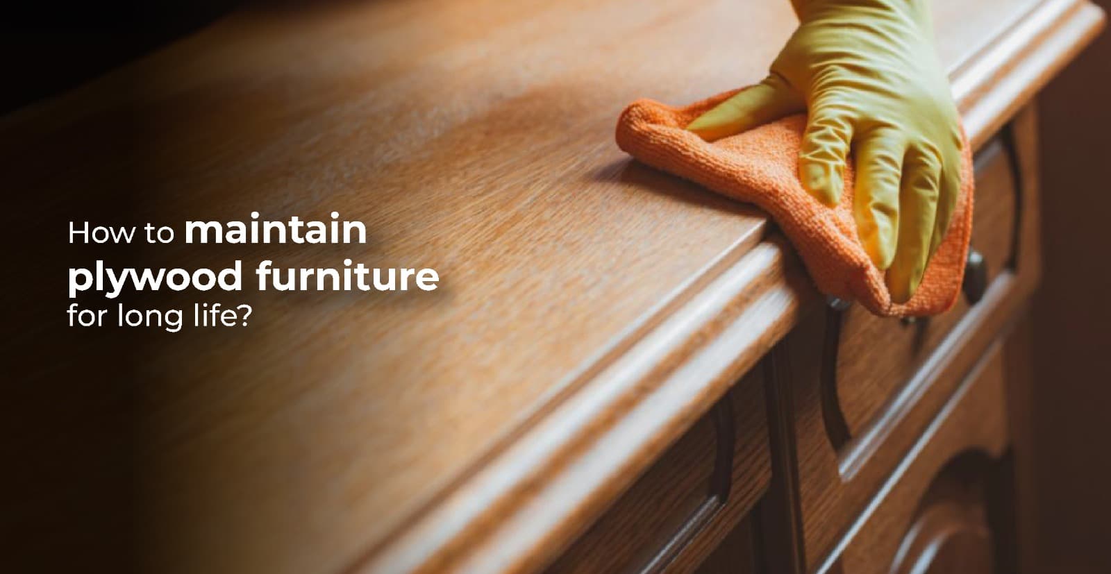 How to maintain plywood furniture for long life?