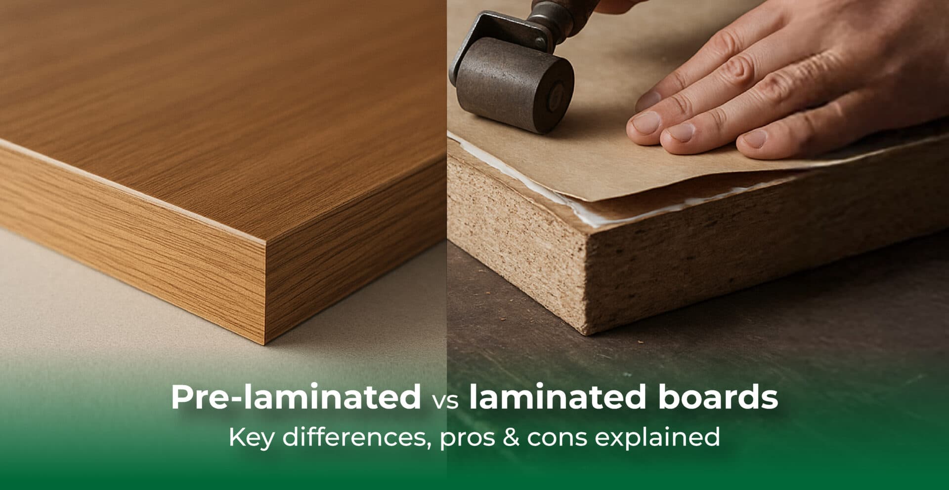 Pre-Laminated vs Laminated Boards: Key Differences, Pros & Cons Explained