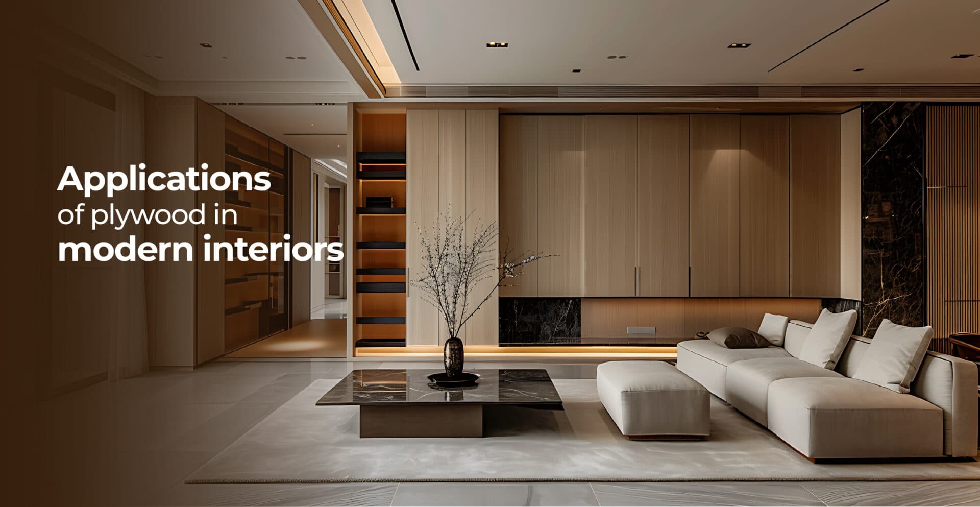 Applications of plywood in modern interiors