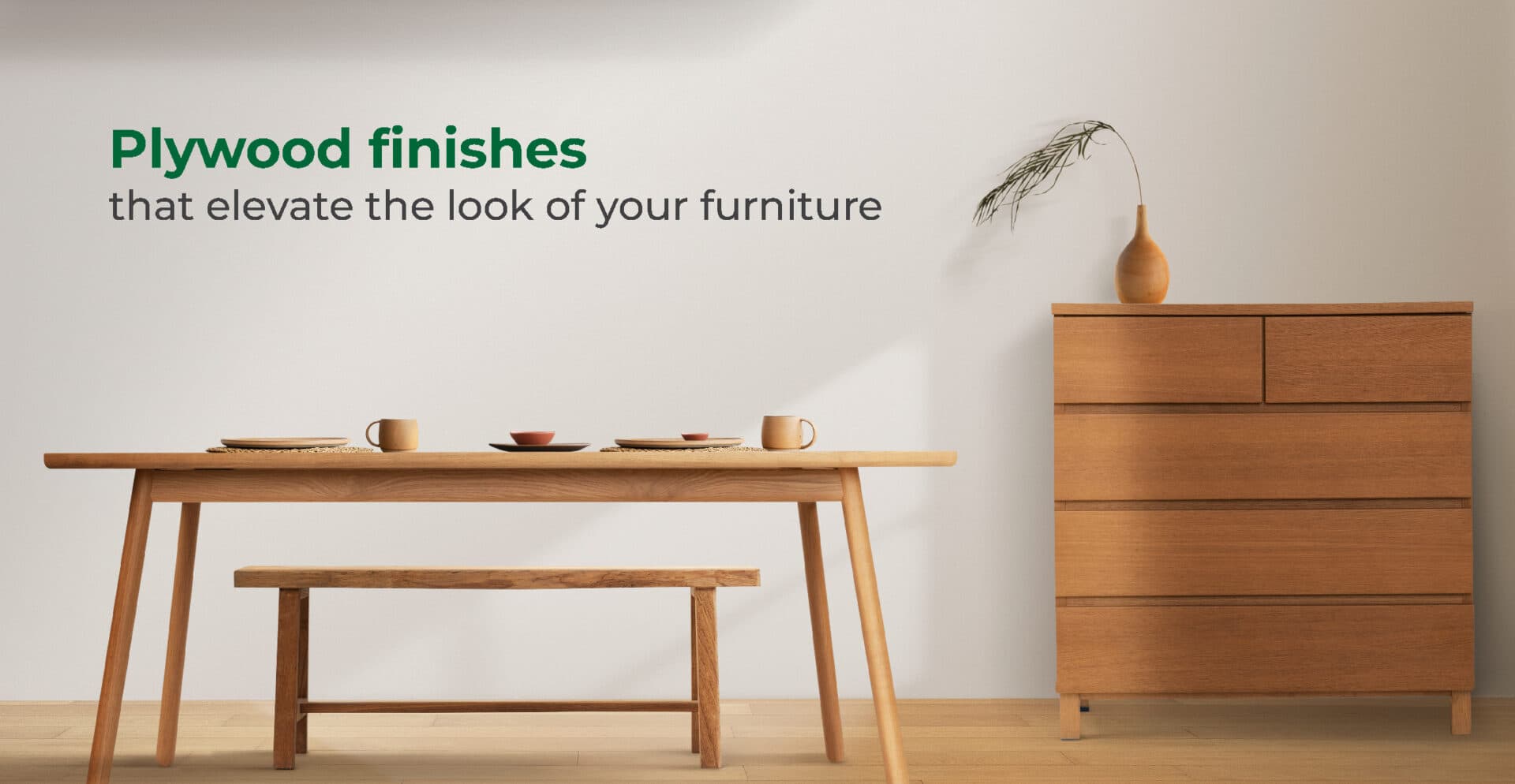 Plywood finishes that elevate the look of your furniture