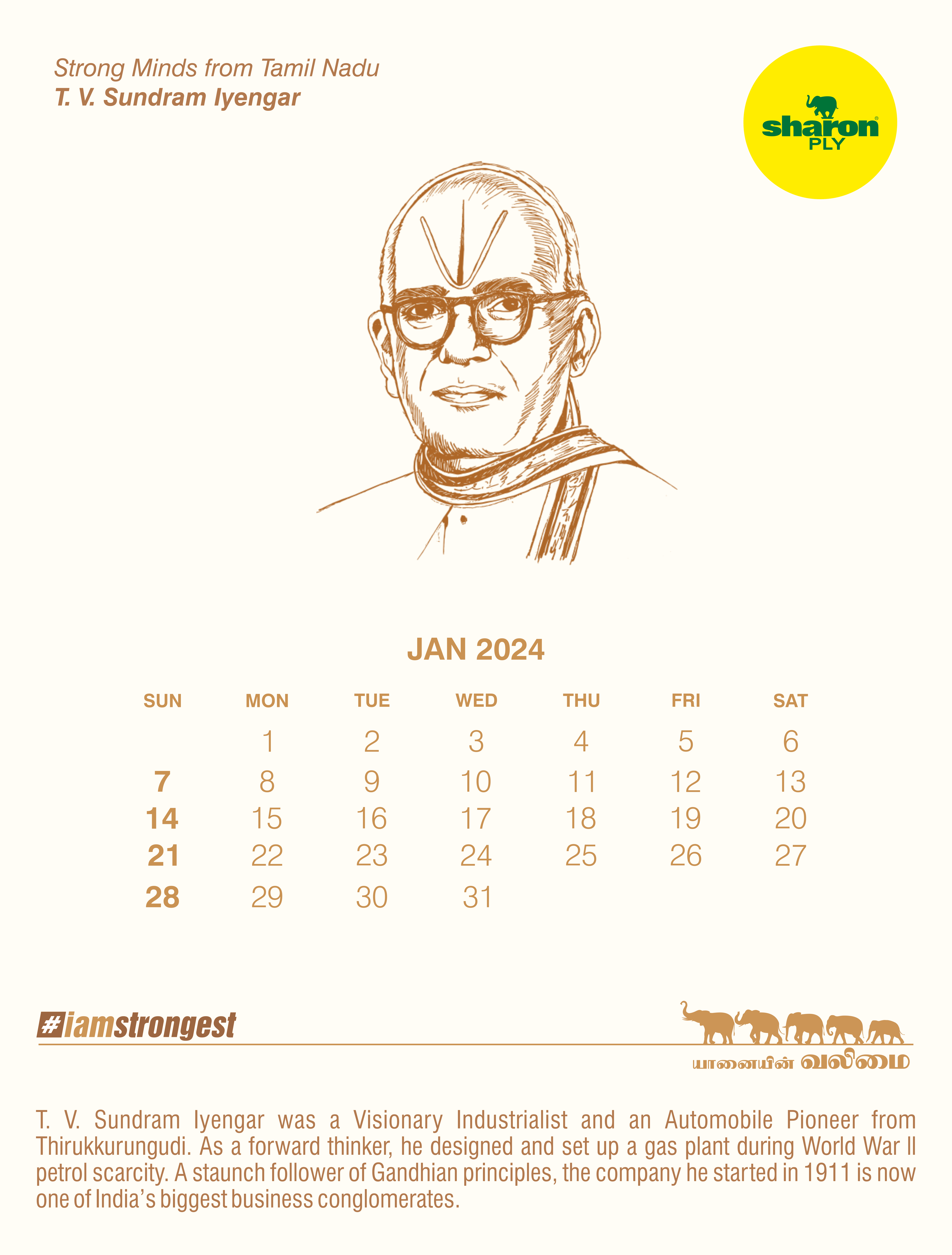 SharonPly 2024 Calendar